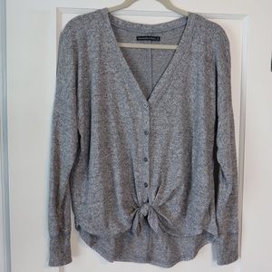 Grey Abercrombie Cardigan